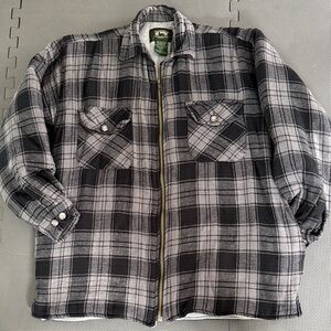 Plaid flannel Black/Gray Jacket